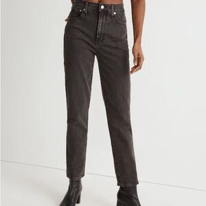 Madewell The Perfect Vintage Jean in Lunar Black Wash Size 25